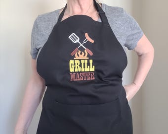 Grill Master Embroidered Apron