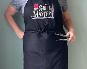 Grill Master Embroidered Apron