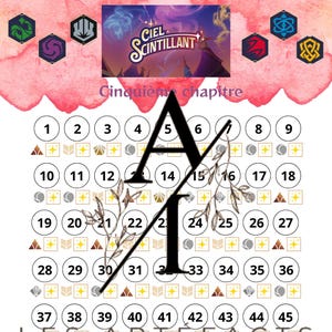 Trackers suivi jeu de cartes Lorcana Chapitre 5