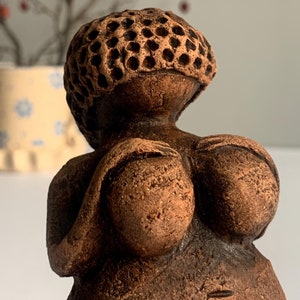 Handmade ceramic Willendorf Venus
