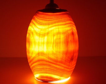 Lámpara colgante pantalla de madera 1 lámpara colgante hecha a mano de madera de cerezo torneada lámpara de techo que incluye suspensión y casquillo E27 negro/blanco