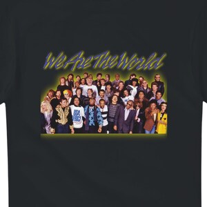 We Are the World Vintage Shirt - Etsy