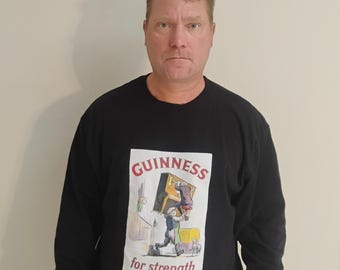 T-shirt Guinness for Strength - T-shirt décontracté classique en coton pour les amateurs de bière