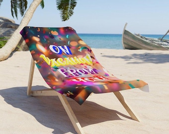 Strandtuch - On Urlaub von Dir