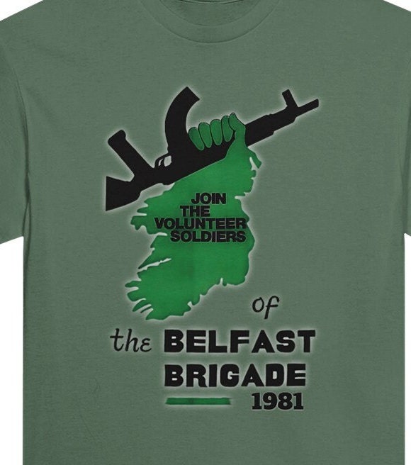 Irish identifiable Republican Army Undefeated Flag