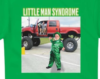 Lustiges Little Man SYndrom T-Shirt - Schweres Baumwoll-T-Shirt - Casual Wear Geschenk