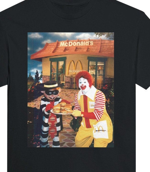 90s 00s Ronald McDonald プロモ Tシャツ 黒 XL Vintage Ronald McDonald Shirt Mens Sz 3XL Spell Out
