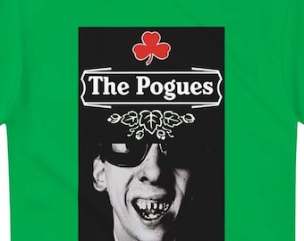 Camiseta de The Pogues: algodón de alto gramaje, corte holgado, camiseta para amantes de la música, regalo divertido para los fans