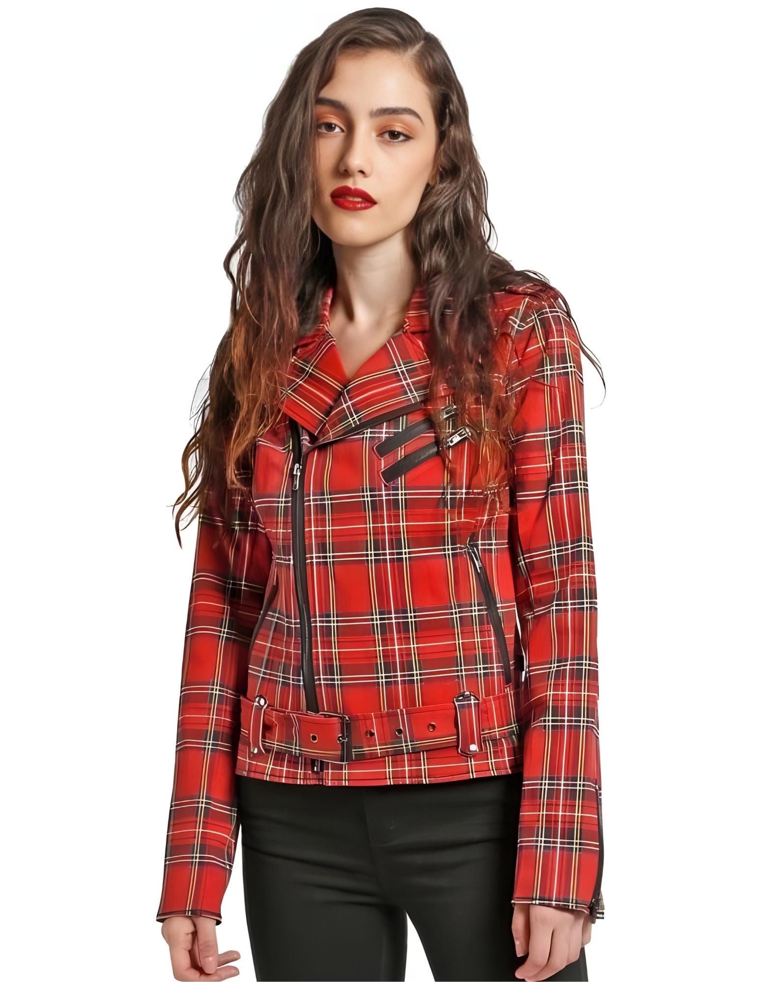 Punk tartan jacket - Etsy 日本