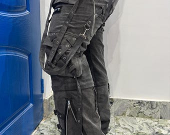 ヴィンテージ MacGear パンツ ワイドレッグ サイバーゴス レイバー ヴィンテージ MacGear パンツ ワイドレッグ サイバーゴス レイバー
