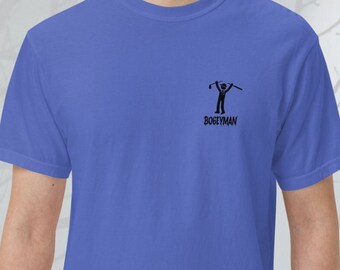 Bogeyman Funny Golf Short Sleeve T-Shirt | Golf Humor - Funny Golf Shirt - Golf Gifts - Golf Gift For Him