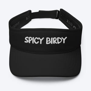 Spicy Birdy Flexfit Visor | Men&#39;s Visor | Men&#39;s Golf Visor | Women&#39;s Visor | Women&#39;s Golf Visor