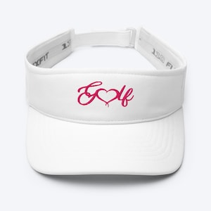 Golf Love Flexfit Golf Visor | Women’s Golf Visor | Men’s Golf Visor