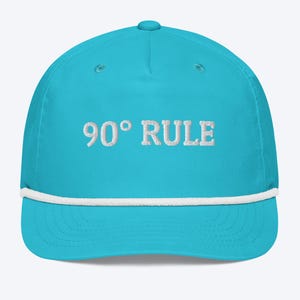 90 Degree Rule Rope Golf Hat | Golf Hat | Rope Hat | Golf Gift Idea