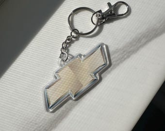 Chaveiro/Pingente de Bolsa com Emblema da Chevrolet, Chaveiro com Logotipo da Chevrolet