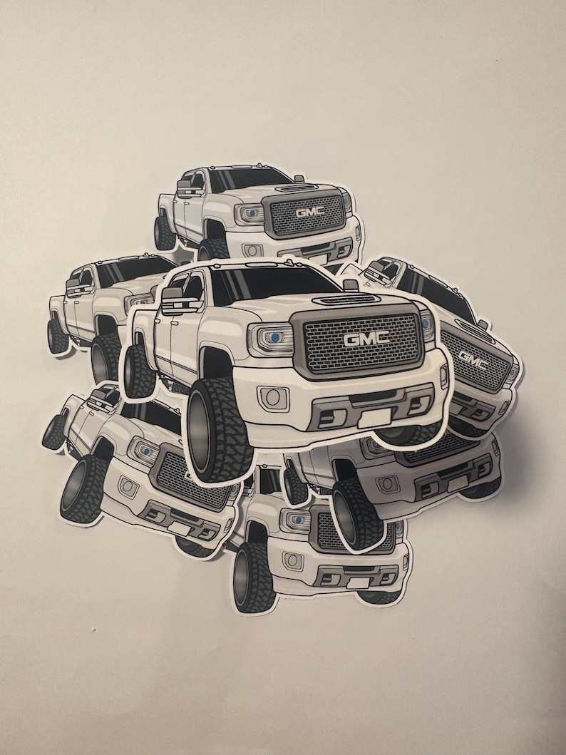 GMC Duramax Waterproof, Weatherproof, Sticker, Vibrant Color - Etsy