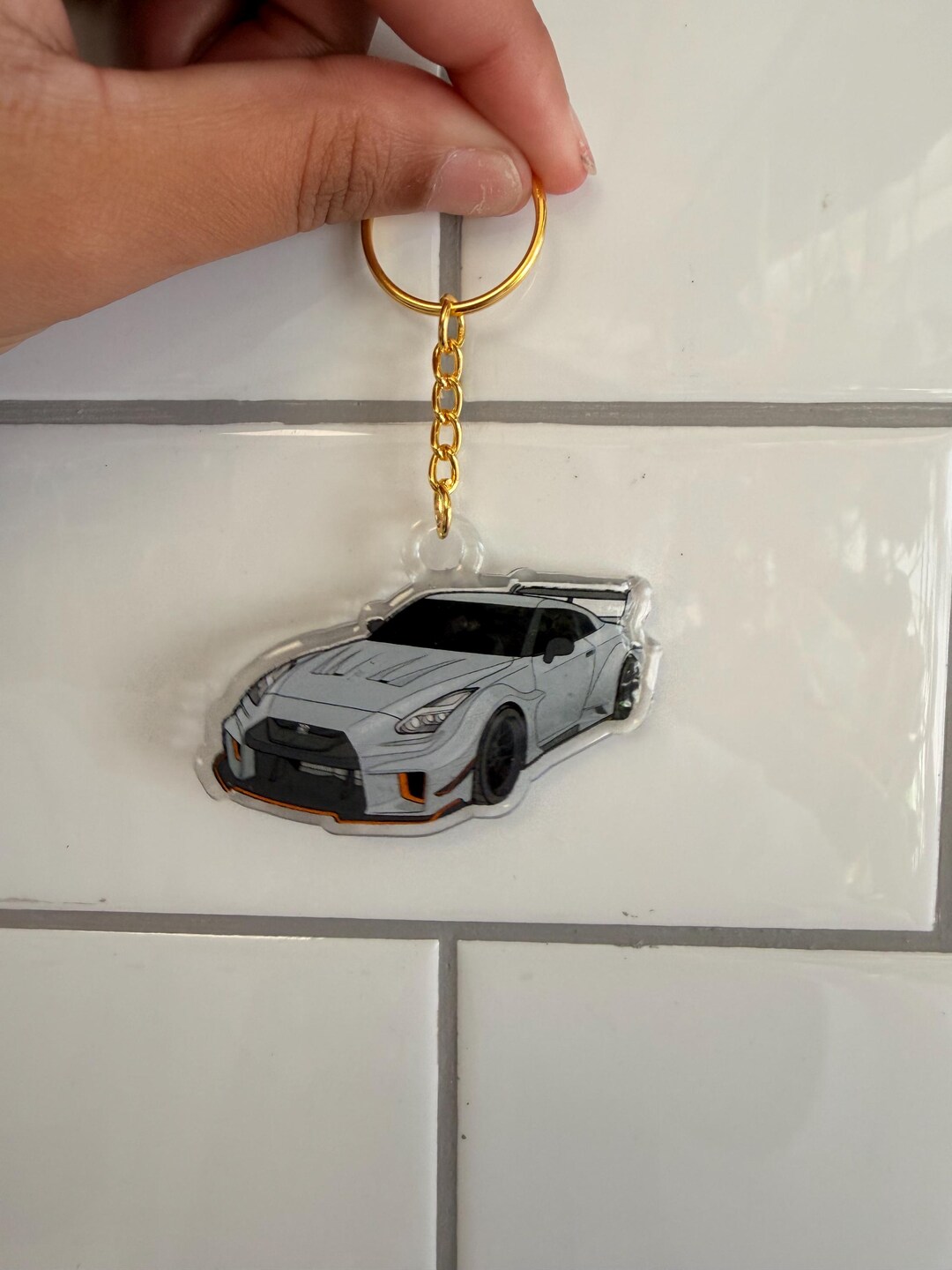 Custom Car Keychain, Vehicle Bag Charm - Etsy