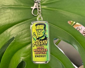 Llavero con temática de Frankenstein Alani, adorno para bolso/cartera con diseño de personaje de Halloween.