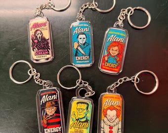 Horror Movie Character Alani Inspired Keychains
