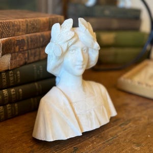 19th Century Antique Alabaster Bust