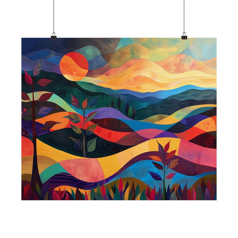 Matte Horizontal Posters Dvorák's Symphony Visualization Digital Art ...