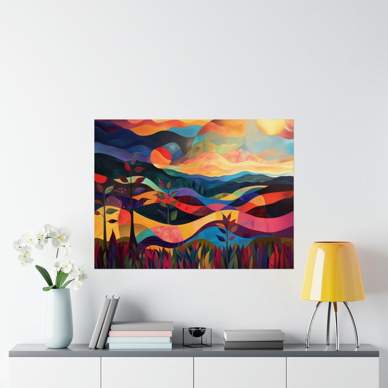 Matte Horizontal Posters Dvorák's Symphony Visualization Digital Art ...