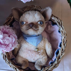 teddy dog, chihuahua, realistic animals, OOAK, animals, plush puppy, teddy puppy, teddy bear, realistic dog, toy puppy, interior, doll
