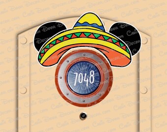 Disney Cruise Door Cinco De Mayo Mickey Mouse Mexican Sombrero Hat with Mickey Ears