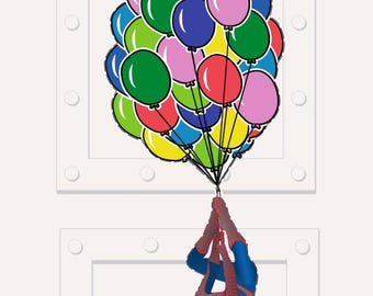 Disney Cruise Door Magnets Spiderman Magnet hanging from the Room Number Real cut magnets Choose Your Size