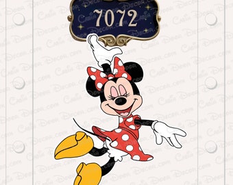 Disney Cruise Magnet Mickey and Minnie Magnets hanging around Real cut magnets Choose Size and Characters ~ Stronger Magnets!