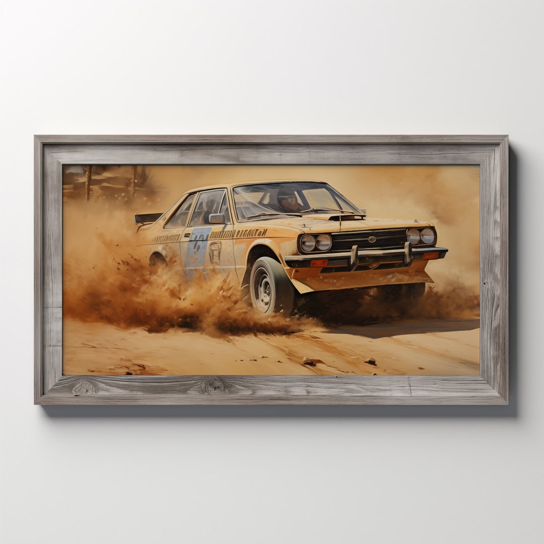 Old Racing Posters Rally Vintage Rally Race Poster | 1980 Desert Rally Race| Race DIGITAL ...