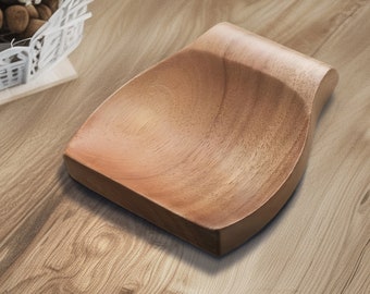 Wooden kitchen spoon holder | Modern Rustic spatula holder | Wooden kitchen utensil rest | Handmade wooden spatula rest | Handcrafted item