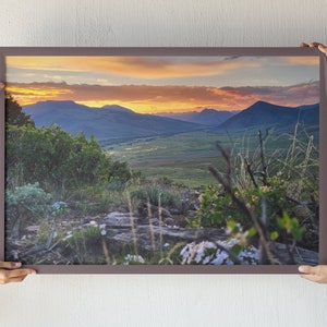 Puesta de sol del Triángulo de Almont2 Almont Colorado