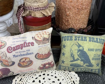 Vintage-Inspired Pillow Tucks – Primitive Farmhouse Decor