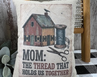 Vintage-Inspired Mothers Day Pillow Tucks – Primitive Farmhouse Decor