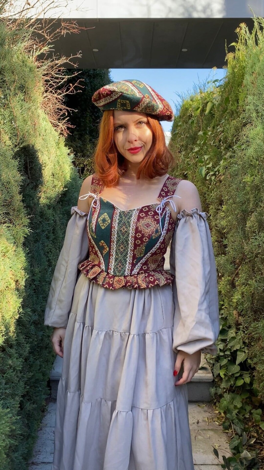 Mieder Renaissance Renaissance Korsett Top: Mittelalter Mieder aus Baumwolle, Festival ...