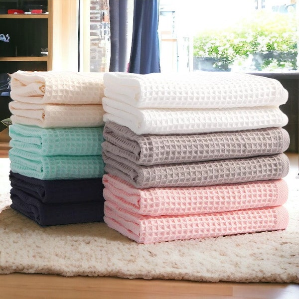 Waffle Baby Blankets made entirely of cotton