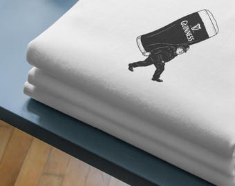 Guinness "Sergeant Stout" Graphic Tee – 100% Cotton Streetwear T-Shirt