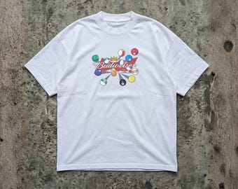 Budweiser Pool Balls Grafik T-Shirt - Streetwear T-Shirt aus 100% Baumwolle