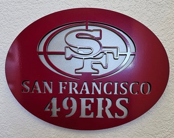 San Francisco 49ers metal sign