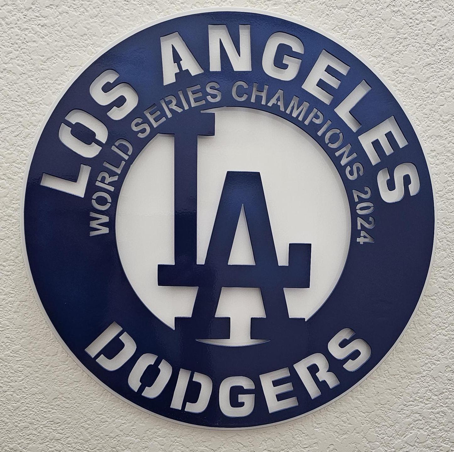 Los Angeles Dodgers World Series Champions Metal Sign - Etsy