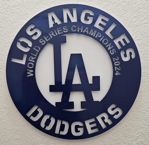 Los Angeles Dodgers World Series Champions Metal Sign - Etsy