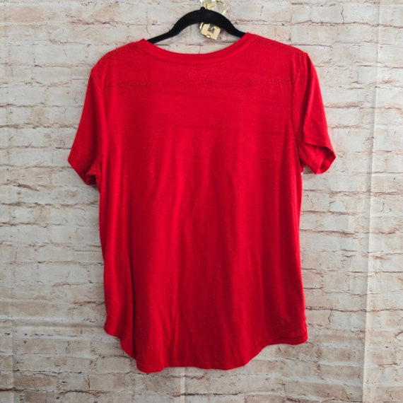 Coca Cola Vintage T Shirt XXL Red Womens Short Sl… - image 6