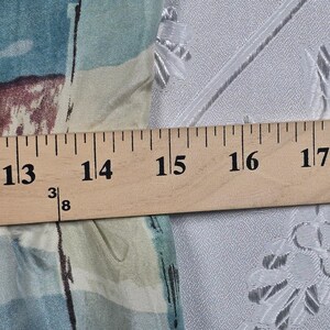 Maeve Anthropologie 100% Silk Button Front Mini Dress Woman 2 Abstract Print Y2K image 10