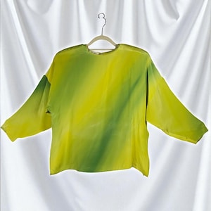 シャツ ブラウス Hand-Painted Silk-cotton Peony Shirt レディース