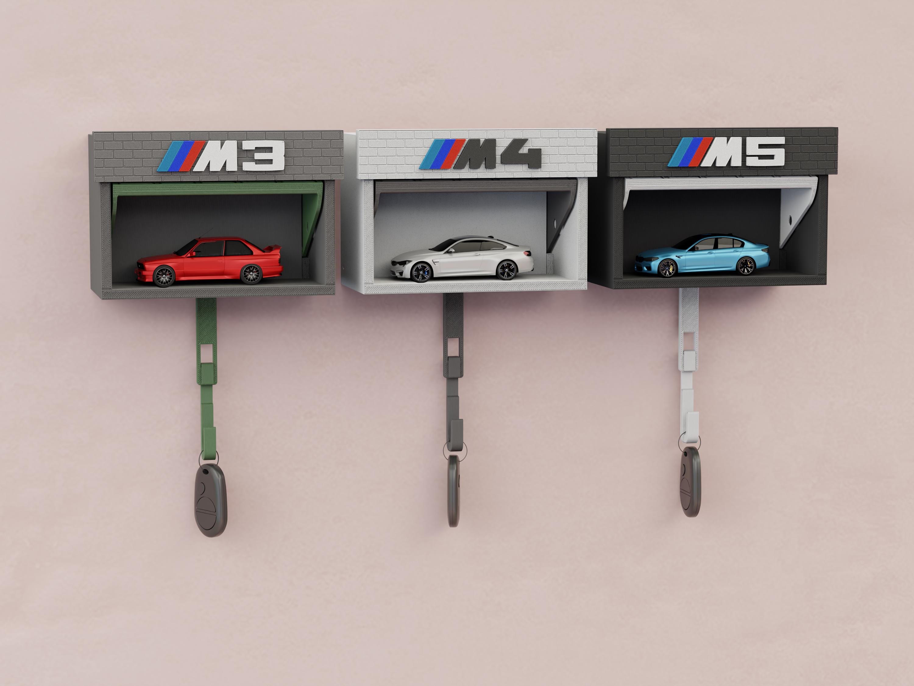 BMW M-Sport Line - Custodia portachiavi per BMW Serie 1, 2, 3, 4, 5, 6, 7, X3, X4, X5, X6