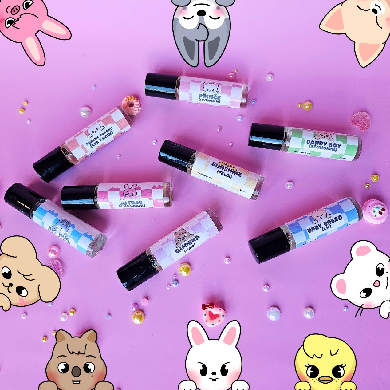 Stray Kids Inspired Perfume Oils, Kpop Fragrance, Bangchan Hyunjin