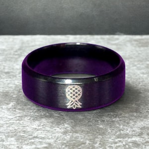 Schwarzer Edelstahl Ring: 4 Swinger Design's verfügbar