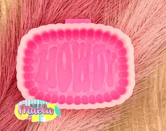 Howdy Concho freshie mold | Silicone freshie MOLD | Freshie Mold | Silicone Mold