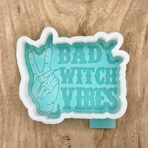 Bad Witch Vibes freshie mold | Silicone freshie MOLD | Freshie Mold | Silicone Mold